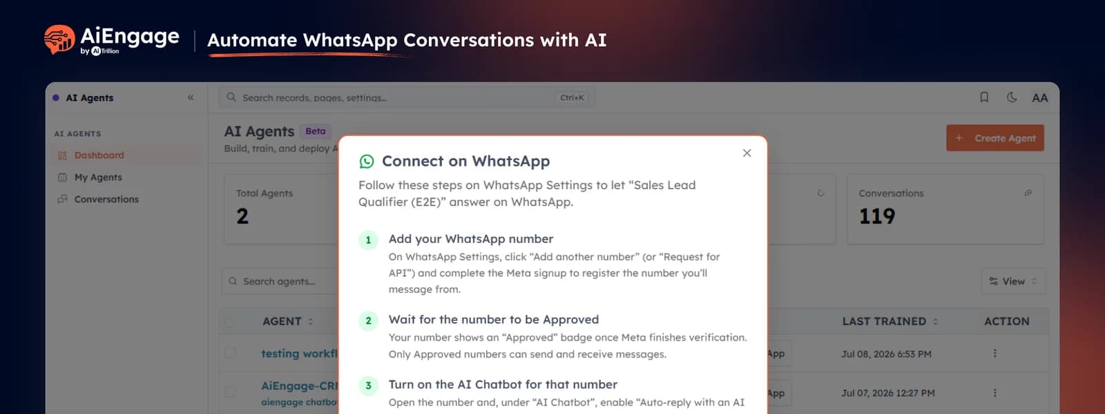 Automate WhatsApp Conversations with AI