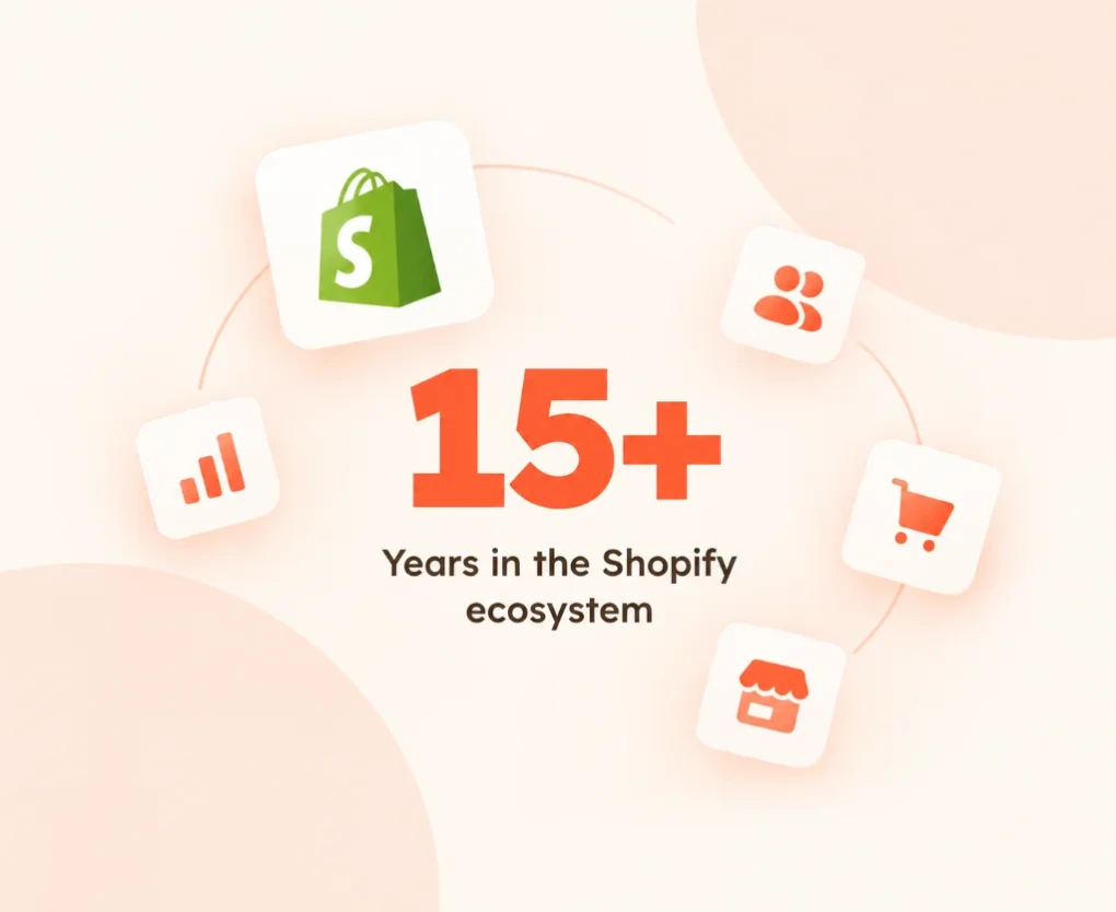 15+ years in the Shopify ecosystem