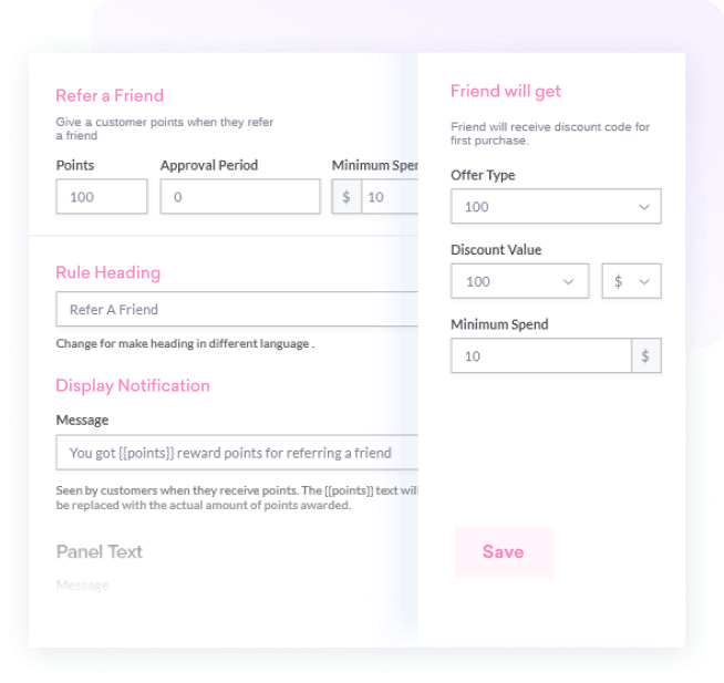 Shopify Loyalty Program refer a friend