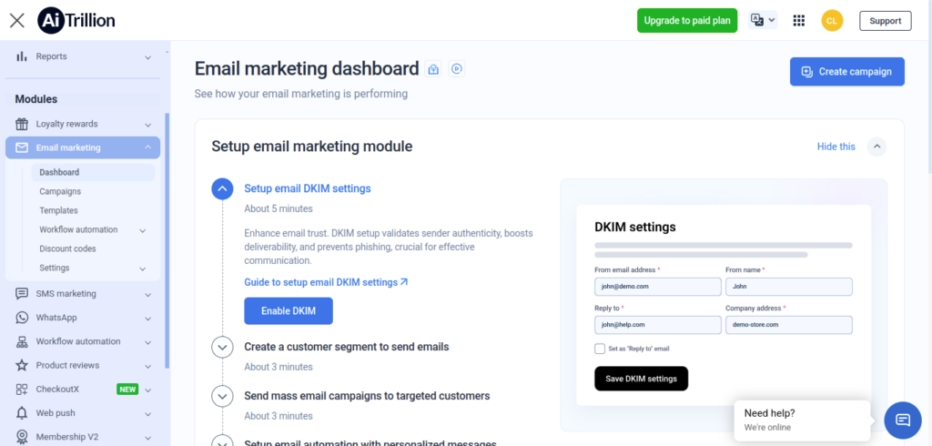 Integrate With Email SMS & Push