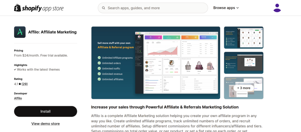Affilo Affiliate Marketing