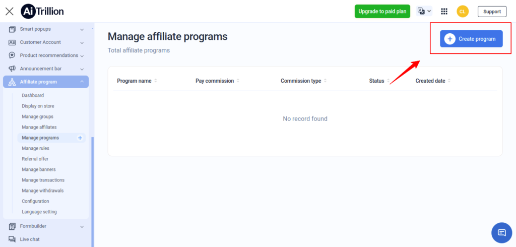 Create Program
