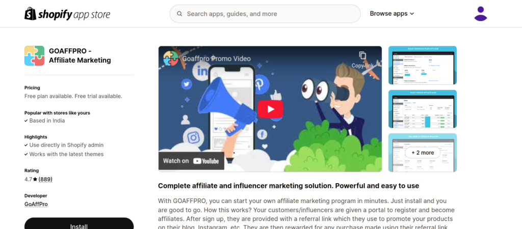 GOAFFPRO Affiliate Marketing
