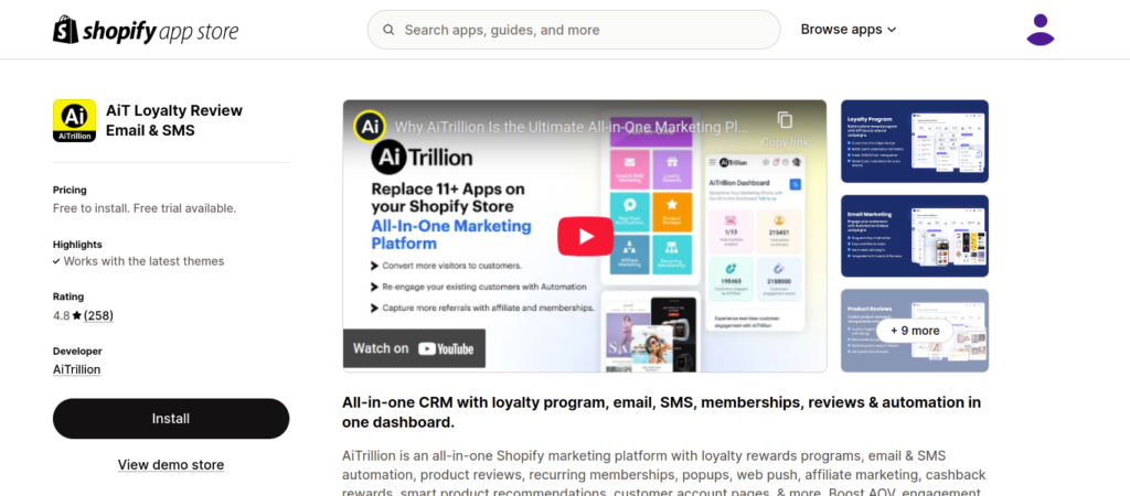 AiTrillion Product Eeviews