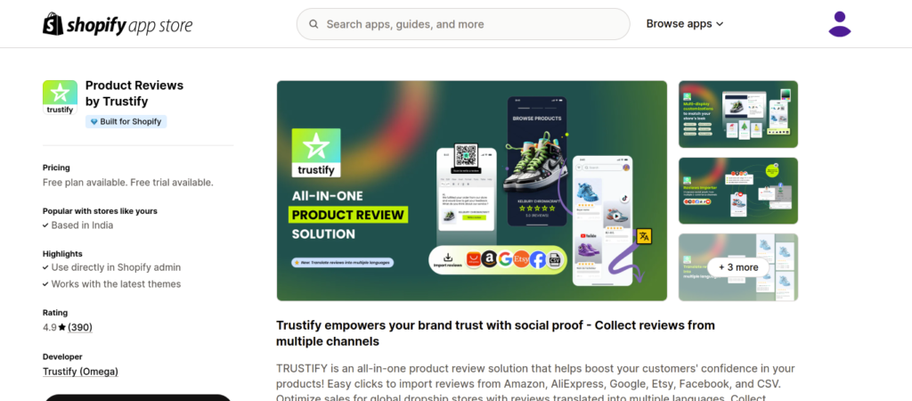 Product Reviews by Trustify