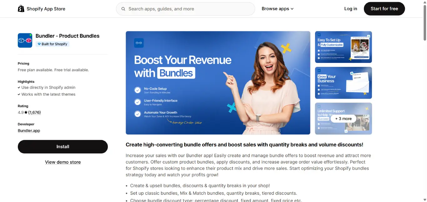 Bundler upsell app for shopify